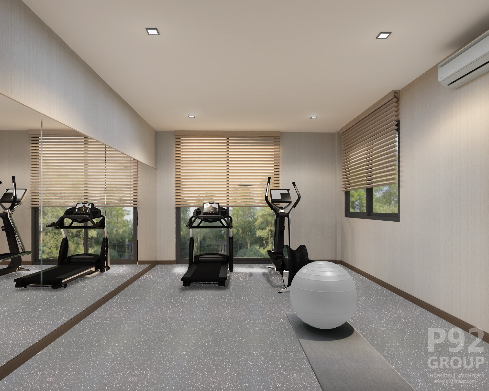 Modern Topical House 800 sqm. fitness